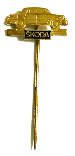 Skoda 105 120 anstecknadel - skoda, 105/120