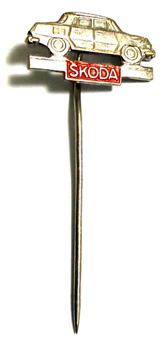 Skoda 105 120 anstecknadel - skoda,