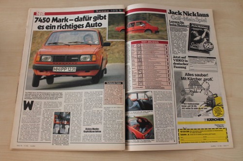 Auto bild 1986 skoda 105 - auto, s