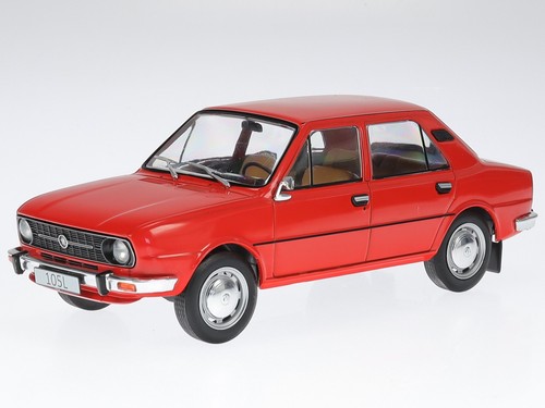 Skoda 105l 1976 rot modellauto - 1976,