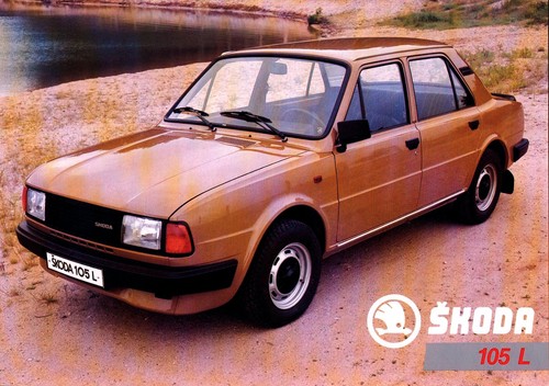 Prospekt brochure skoda 105 - skoda,
